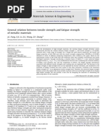 General Relation Between Tensile Strength and Fatigue Strength of Metallic Materials - J.C. Pang