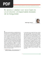 Modelo Urbano - Vega Centeno