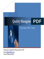 PMBOK - CAP 8 Quality Management