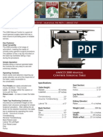 3915 152nd ST NE - Marysville, WA 98271 - 1.800.827.3747: AMSCO 2080 Manual Control Surgical Table