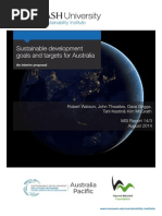 Download Sustainable development goals and targets for Australia by Monash Sustainability Institute SN236187604 doc pdf