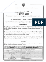Decreto 018 Planta de Cargos PDF