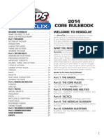 2014 HeroClix Core Rulebook