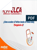 Como Acceder Al Twitter Desde El Vtelca S265