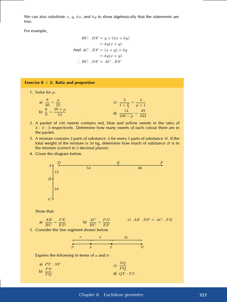 321 Chapter 8. Euclidean Geometry: A B Q 2a | PDF | Art | Science ...
