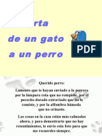 Carta de Un Gato A Un Perro