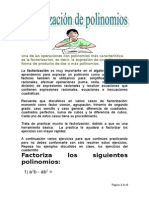 Factorización de Polinomios