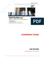Installation Guide: Sap Router