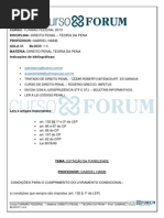 Turmãƒo Federal 2013 - Manhãƒ - Presencial - Direito Penal - Teoria Da Pena - Aula 08 -10.06.2013