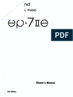 Roland EP7 II Manual