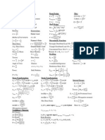 Final Sheet Strengths Equations