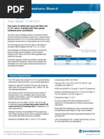 Sangoma A102 Dual Voice and Data Card Datasheet