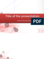 1 Red PowerPoint Title Set