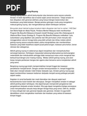 Gotong Royong Pdf