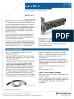 Sangoma A400 Series Analog Voice Card Datasheet