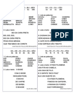 Familia Silábica Alfabetização