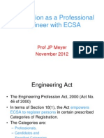 ECSA Registration Process for Engineers