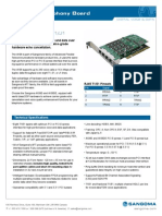 Sangoma A108 Octal Voice and Data Card Datasheet