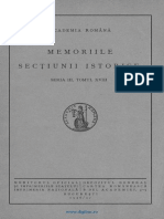 Analele Academiei Române. Memoriile Secţiunii Istorice. Seria 3. Tomul 18 (1936-1937)