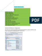 Sales & Distribution Configurations