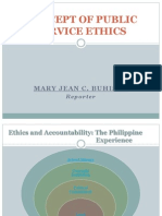 1.0 Concept of Public Service Ethics