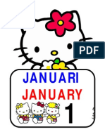 26 - Kalendar Hello Kitty - BM & BI