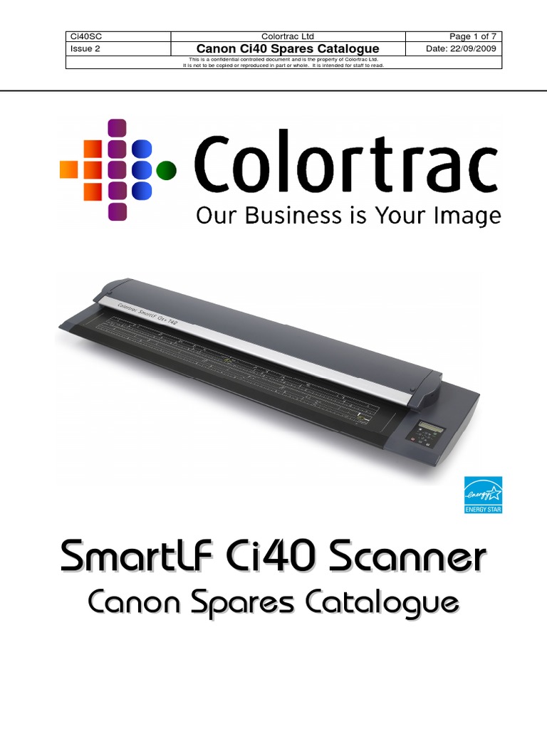 colortrac-smartlf-ci40-parts-catalog-pdf-manufactured-goods