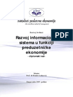 Borivoje Jevdjenic-Razvoj Informacionih Sistema-Prof - DR B.latinovic