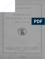 Analele Academiei Române. Memoriile Secţiunii Istorice. Seria 3. Tomul 19 (1937)