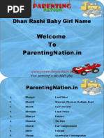 Dhan Rashi Baby Boy Names With Meanings