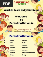 Vrushik Rashi Baby Girl Names With Meanings