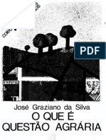 Silva, José Graziano Da. o Que é Questão Agrária [1980]