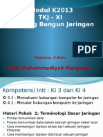 Modul K2013 - C3.5.XI-Rancang Bangun Jaringan1-Terminologi Dasar Jaringan