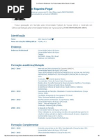 Currículo Do Sistema de Currículos Lattes (Aline Siqueira Fogal)