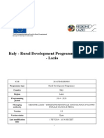 Regione Lazio PSR Feasr 2014 2020 Luglio 2014 PDF