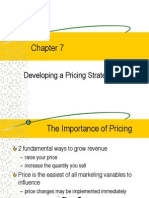 Developing A Pricing Strategy