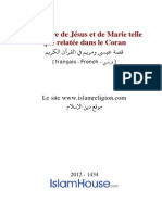 Fr Lhistoire de Jesus Et de Marie Telle Que Relatee Dans Le Coran