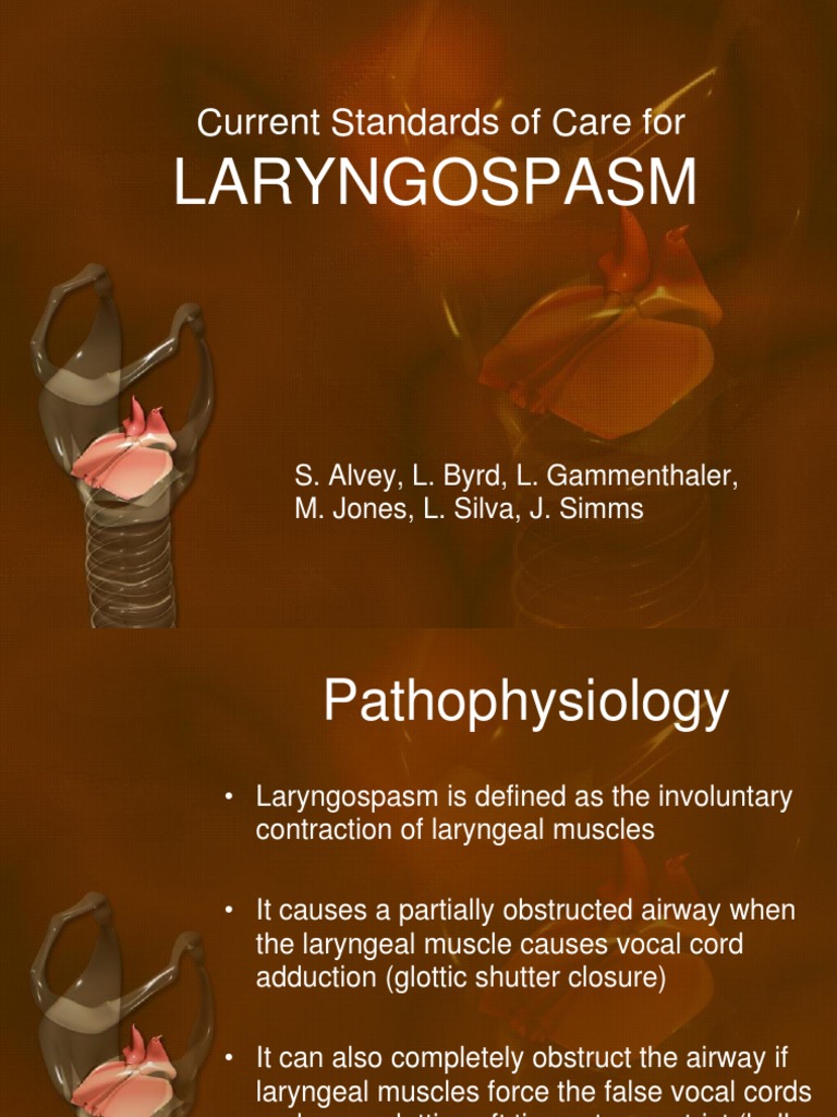 Laryngospasm CC 2 Larynx Respiratory System