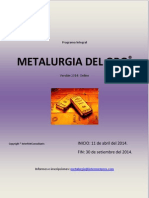 Programa Integral Metalurgia Del Oro