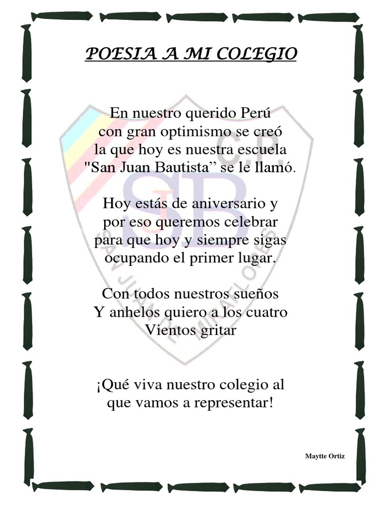 Poesia - San Juan Bautista
