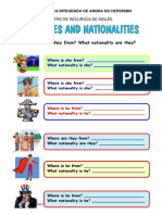 Countries and Nationalities 1