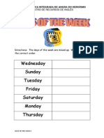 Days of The Week 5
