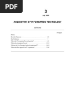 Acquisition of Information Technology: July 2000