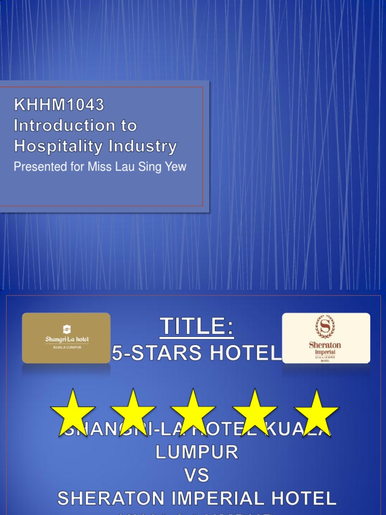 Hotel management presentation ppt image