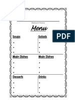 Restaurant menu_template