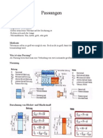 Handout Passungen