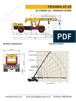 Franna At-20: 20 Tonne All Terrain Crane