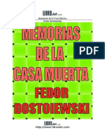 DOSTOIEWSKI, Fedor - Memorias de La Casa Muerta