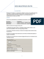 Calendarios Multiples en P6