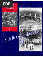 Sus Da Constituição a Lei 8080 Tela 41